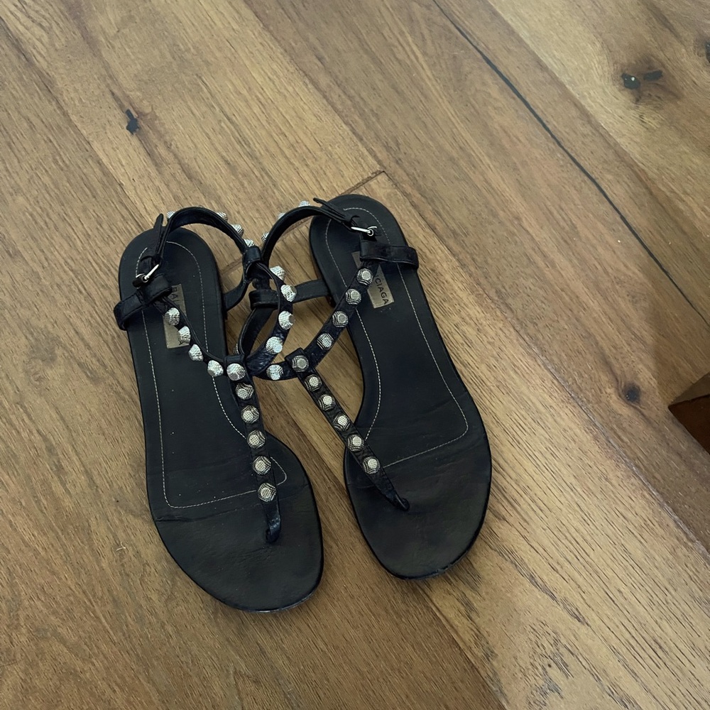 Balenciaga studded sandals 37